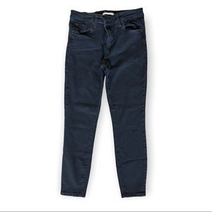 Black stretchy ankle skinny jeans